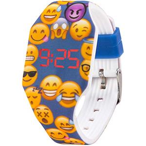 Kiddus Orologio digitale a LED bambini, ragazze, adulti. Cinturino comodo in morbido silicone. Batteria giapponese lunga durata. Facilità di lettura e apprendimento dell'ora.