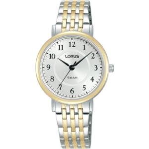 Lorus Orologio da donna. Movimento al quarzo a 3 aghi, resistenza all'acqua di 5 atm, bracciale in acciaio a forma rotonda - riflette il tuo stile con precisione e durata