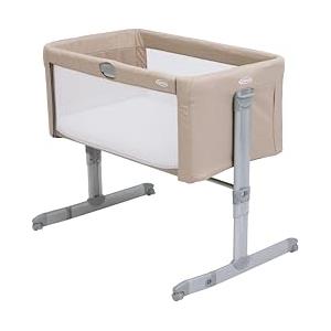 Graco - Sweet2Sleep™ Culla fianco letto co-sleeping, adatta dalla nascita fino a circa 6 mesi (max. 9 kg), colore Oatmeal
