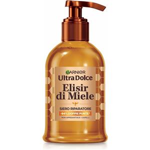 Garnier Ultra Dolce Siero Riparatore Elisir di Miele 115 ml - Per Capelli Danneggiati e Doppie Punte Ridotte