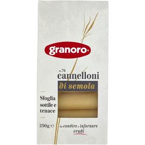 granoro n. 76 cannelloni di semola 250 g