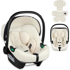 LIONELO ASTRID i-Size Seggiolino Auto Neonati 40-87cm Ovetto gr 0+ Montaggio rivolto all'indietro, Cintura di sicurezza a 3punti Protezione laterale Inserto Dri-Seat