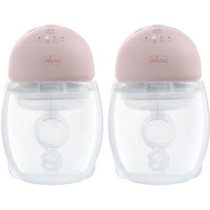 Chicco Tiralatte Elettrico Indossabile Portatile Doppio, Tira Latte Neonati Elettrico Compatto e Discreto, Pratico e Confortevole, 3 modalità e 10 livelli, Ricaricabile con cavo USB-C incluso