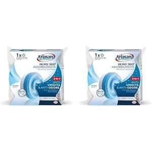 Ariasana Aero 360° Ricarica Tab Inodore Per Dispositivo Aero 360° Kit, Assorbi Umidità In Tab Neutra, Multicolore, ‎‎1 x 1 x 1 cm, 450 grammi (Confezione da 2)
