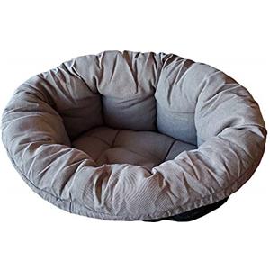 Ferplast Imbottitura di Ricambio per Cuccia Cani e Gatti, Cuscino Imbottito per Cuccia in Plastica (non inclusa) Lavabile, Regolabile 64 x 48 x h 25 cm, XS Grigio