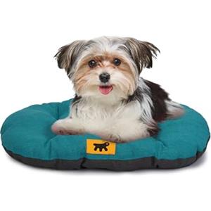 Ferplast Cuccia Cane Relax, Cuscino per cani di taglia piccola, Cuccia Gatto, Tappetino per cucce e auto -Lavabile - in Cotone con Soffice Imbottitura, 55 x 36 cm. Turchese