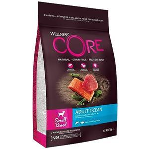 Wellness CORE Ocean 5 kg, Salmone/Tonno - Crocchette Per Cani Piccoli, Senza cereali, Naturale, Ipoallergenico, Ricco di Proteine, Alto Contenuto di Pesce, Pelle Sana & Pelo Lucido