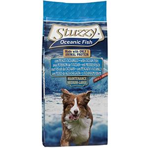Stuzzy, Cibo Secco per Cani Adulti al Gusto Pesce Oceanico, Croccantini - Linea Oceanic Fish Formato Sacco da 12 Kg, packaging may vary