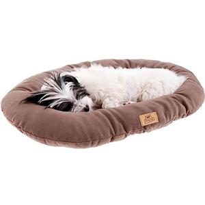 Ferplast Cuscino Cane e Gatto RELAX MICROFLEECE, Cuccia in Caldo e Soffice Micropile per Taglia Piccola, Lettino per Cani Lavabile, 43 x 30 x 12 cm. Grigio Tortora