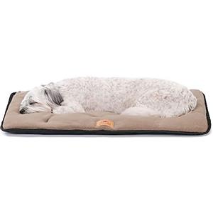 Ferplast Cuccia Cane e Gatto in Caldo Micropile, Double Face Antigraffio e Impermeabile, JOLLY Taglia Piccola, Materassino Lavabile in Lavatrice a 30°, 57 x 38 x 3,5 cm, Nero