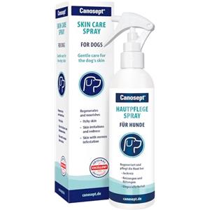 Canosept Spray per la cura della pelle per cani, 250 ml, rigenera e nutre la pelle, naturale e particolarmente delicato