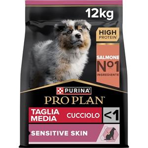 Purina Pro Plan Optiderma Medium Puppy Crocchette Cani, 12 kg