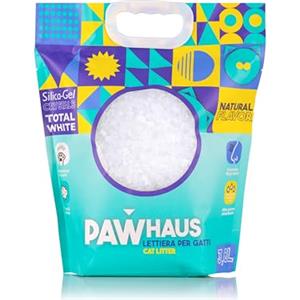 Animal House PawHaus - 3.8L Lettiera in Cristalli di Silicio per Gatti - Antistatica e Sicura - Priva di Polvere - Ultra Assorbente - Trattiene gli Odori 1.5-1.6Kg