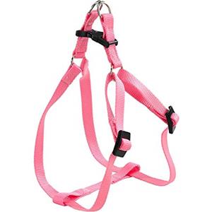 Ferplast Pettorina Cane Taglia Piccola EASY S, Pettorina Gatto Regolabile, Facile da Indossare, 35-53 cm. Rosa