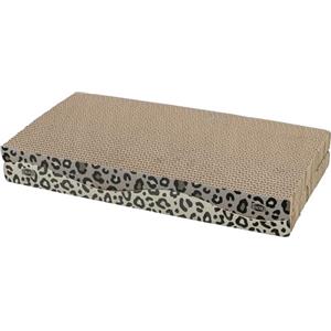 TRIXIE Tiragraffi per gatti in cartone, 44 × 6 × 25 cm, 2 St., giocattolo tiragraffi con erba gatta - 48033