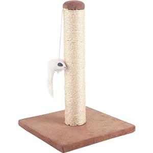 Nobleza - Tiragraffi per gatti,Albero rampicante per Gatti con tirgraffi e Gattino per Far divertire Il Tuo Gatto, Marrone, 25 * 25 * 35cm