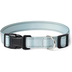 Amazon Basics - Collare Riflettente e Regolabile per Cani, con Anello a D in Metallo e Fibbia a Sgancio Rapido, Taglia XL, Blu