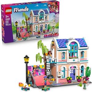 LEGO Friends Casa della Famiglia di Liann - Giocattolo in Miniatura da Costruire con Giardino, 4 Mini Bamboline, Animale Axolotl, Gecko e Accessori - Regalo di Compleanno per Bambine da 7 Anni - 42687