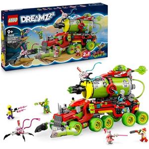 LEGO DREAMZzz 2 in 1 Il Camion della Vernice Spray di Mateo - Giocattolo con 2 Modalità di Costruzione, Booster Modulari e 5 Minifigure tra cui Cooper - Regalo Creativo per Bambini da 9 Anni - 71499
