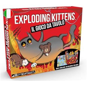 Asmodee Exploding Kittens : Il Gioco da tavolo - Gioco di società per 2-6 giocatori - Strategico e divertente per bambini e famiglie - Dai 7 anni - 15/30 min - Versione italiana