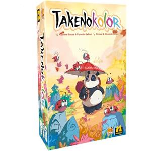 Asmodee Takenokolor, Gioco da Tavolo, 8+ Anni, 2-4 Giocatori, Edizione in Italiano