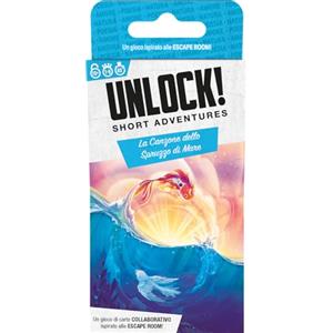 Asmodee Unlock! Short Adventures - La Canzone dello Spruzzo di Mare, Gioco da Tavolo di Enigmi, 10+ Anni, 1-6 Giocatori, Edizione in Italiano
