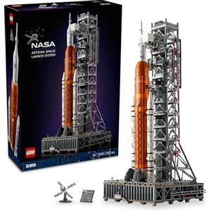 LEGO Icons Sistema di Lancio Spaziale NASA Artemis, Modellino da Costruire di Razzo con Stadi Separabili, Torre di Lancio e Modulo Orion, Idea Regalo da Collezione per Adulti a Tema Spazio 10341