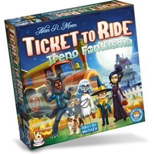 Asmodee - Ticket to Ride: Treno Fantasma - Gioco da Tavolo per Bambini e Famiglie - Completa con Mappa, Vagoni, Carte e Biglietti - 2-4 Giocatori, 6+ Anni, 15-30 minuti, Edizione in Italiano