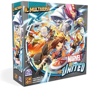 Asmodee Marvel United - Il Multiverso, Gioco da Tavolo, 1-5 Giocatori, 14+ Anni, Edizione in Italiano