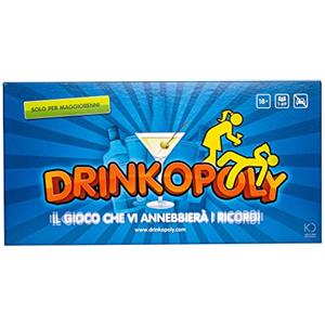 Drinkopoly Asmodee, Drinkopoly, Gioco da Tavolo, Party Game per Adulti, 1+ Giocatori, 18+ Anni, Edizione in Italiano