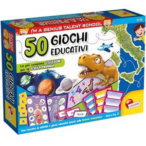 Liscianigiochi I'm a Genius Raccolta 50 Giochi Educativi