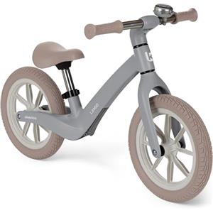 Kikka Boo KikkaBoo Bicicletta Senza Pedali 3 Anni LANSER, Bici Senza Pedali 3-6 Anni, Pronta All'uso, Facile da Guidare e Trasportare, Aiuta l'equilibrio, Cresce Con il Bambino, Grigio