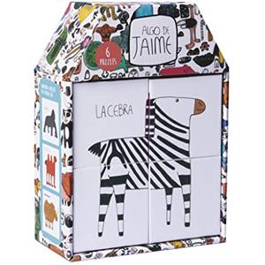 APLI Kids 18314 - Puzzle 4 Cubi per Formare 6 Animali di Qualcosa di Jaime