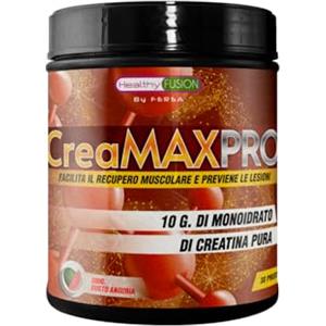 Healthy Fusion Creatina 100% | Creatina pura microfiltrata + Vitamina B6 | Migliora la resistenza fisica | crescita muscolare | Migliora la concentrazione | Facile da digerire | Gusto Cioccolato 300g