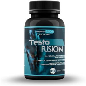 Healthy Fusion Testosterone Boster | Testosterone + Taurina + Maca Andina | Aumenta l'energia | Potenziatore sessuale | Aumenta la massa muscolare e la resistenza fisica | Azione Bruciagrassi 120 caps