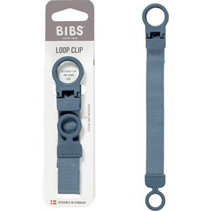 Bibs Clip per ciuccio BIBS Loop - Elegante e sicuro, utilizzabile con una sola mano, si adatta a tutti i BIBS e alla maggior parte delle marche, lavabile in lavatrice, età 0+ - Petrol