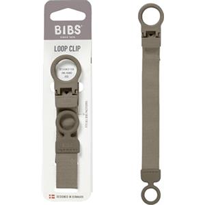 Bibs Clip per ciuccio BIBS Loop - Elegante e sicuro, utilizzabile con una sola mano, si adatta a tutti i BIBS e alla maggior parte delle marche, lavabile in lavatrice, età 0+ - Dark Oak