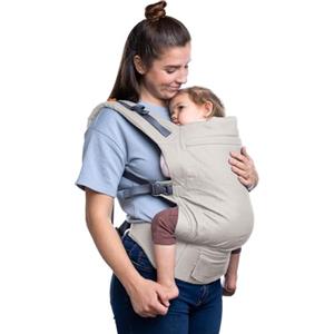 Beco Toddler Marsupio Ergonomico per Bambini - 2 Posizioni Con Seduta Extra Ampia, 100% Cotone, Fascia Elastica Porta Bimbi, Leggera e Traspirante, Marsupio Porta Bebè da 9 a 27 kg (Ecru)