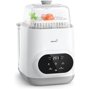 Grownsy EaseClean Baby Bottle Washer Pro | Lavaggio, Sterilizzatore e Asciuga | Per Biberon, Tiralatte e Accessori | Sostituisce il Lavaggio a Mano