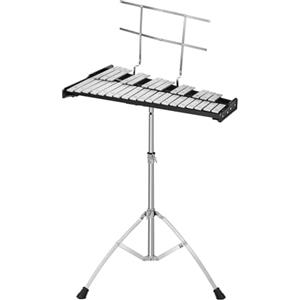 RELAX4LIFE Glockenspiel Xilofono con 32 Tasti, Orchestrale Xilofono con Leggio Musicale e Custodia, Strumento Musicale per Bambini e Principiante