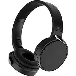 T'NB Single - Cuffie senza fili Bluetooth 5.0, Modello Singolo 2, 8 ore di ascolto. Regolabile, porta jack, confortevole, microfono e controlli integrati, per lo sport e gli allenamenti - nero