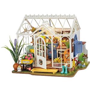 Rolife Casa delle Bambole Casa in Miniatura Regalo di Natale Compleanno per Donne Kit di Modelli per Adulti da Costruire con Accessori (Dreamy Garden)