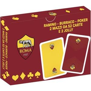 EURO PUBLISHING Carte da Gioco Roma - Poker - Burraco - Ramino (2 mazzi: 52 carte per mazzo + 2 jolly)