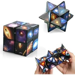 Ainiv Cubo Magico Stella - 3D Puzzle Trasformabile, Infinito e Decompressivo - Giocattolo per Bambini e Adulti - Regalo per 6-11 Anni