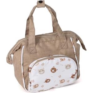 Bayer Chic 2000 - Borsa fasciatoio per bambole, per bambole, accessori per bambole, borsa per bambole, orsetti, beige