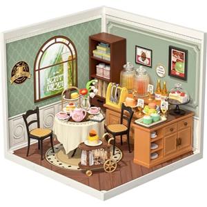 Rolife Kit di Case Miniatura Fai da Te Super Mondo Serie Case delle Bambole con Accessori Hobby delle Donne Regalo Compleanno per Adulti (Sweet Sips Tea)