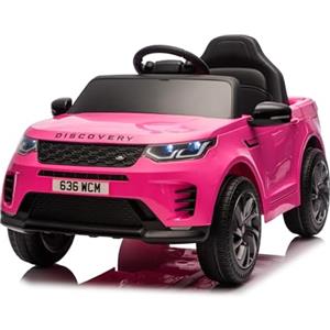 Baroni Toys Baby Car Land Rover Macchina ELettrica per Bambini da 3 Anni, Auto con Telecomando Parentale, Doppia Veloticà. Retromarcia, 95x61x51cm (Rosa)