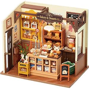 Rolife Casa delle Bambole Casa in Miniatura Regalo di Natale Compleanno per Donne Kit di Modelli per Adulti da Costruire con Accessori (Becka's Baking House)