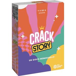 CRACK STORY - Gioco di Carte e di Società Creativo | Party Game di Storie per Amici e Famiglia | Gioco di Gruppo | 2-8 Giocatori | Dai 10 Anni | Italiano