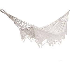 Vivere BRAZ400 Amaca Brasiliana, Cotone Deluxe Naturale, 240 x 160 cm, Doppia